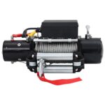 vidaXL Elektrický navijak PVC Čierna – Obrázok 3