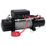vidaXL Elektrický navijak PVC Čierna – Obrázok 7