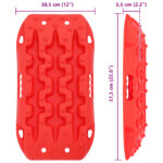 vidaXL Záchranná doska 2 pcs Červená 57,5 x 30,5 x 5,5 cm – Obrázok 7