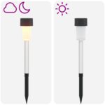 vidaXL Vonku umiestnené solárne svetlá s pozemným kolíkom 6 pcs – Obrázok 7