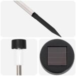 vidaXL Vonku umiestnené solárne svetlá s pozemným kolíkom 24 pcs – Obrázok 5
