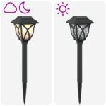 vidaXL Vonku umiestnené solárne svetlá s pozemným kolíkom 24 pcs 42 cm – Obrázok 7