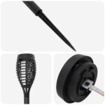vidaXL Vonku umiestnené solárne svetlá s pozemným kolíkom 12 pcs ABS – Obrázok 5