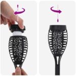vidaXL Vonku umiestnené solárne svetlá s pozemným kolíkom 12 pcs ABS – Obrázok 9