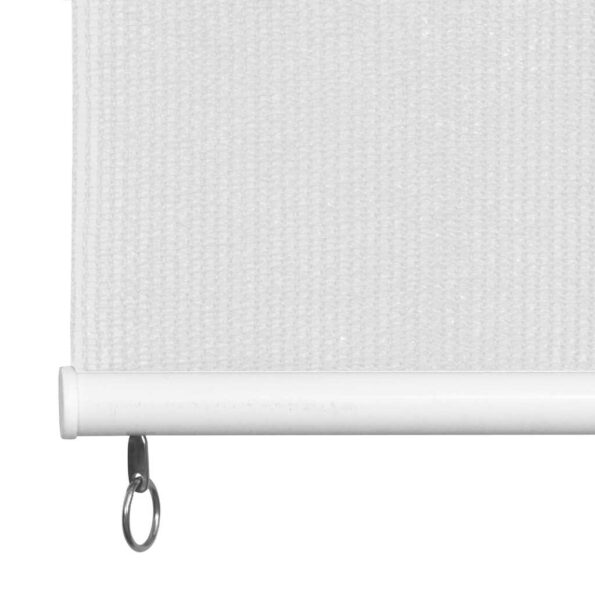 vidaXL Vonkajšia zatemňovacia roleta 145 (Š) x 140 (V) cm biela – Obrázok 4