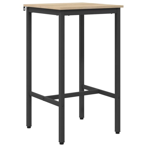 vidaXL Barový stôl 52 x 52 x 90 cm Kompozitné drevo Dub sonoma – Obrázok 2