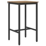 vidaXL Barový stôl 52 x 52 x 90 cm Kompozitné drevo Dub artisan – Obrázok 2