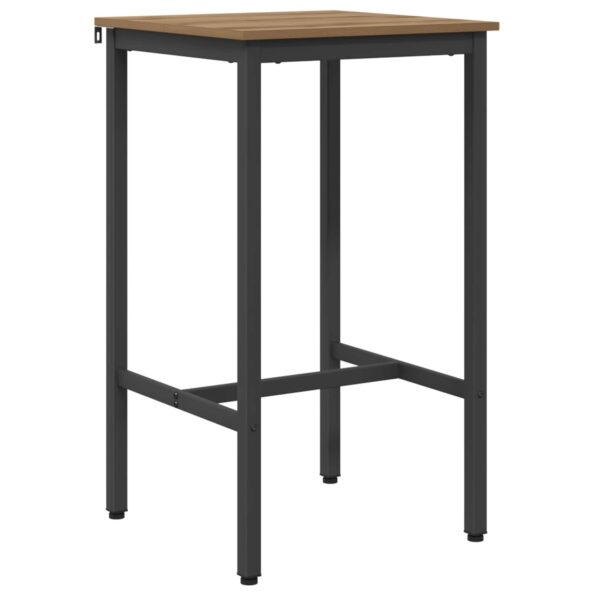 vidaXL Barový stôl 52 x 52 x 90 cm Kompozitné drevo Dub artisan – Obrázok 2
