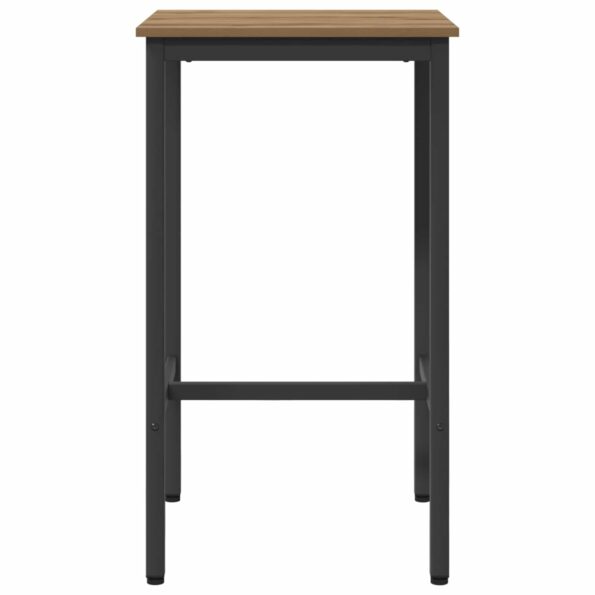 vidaXL Barový stôl 52 x 52 x 90 cm Kompozitné drevo Dub artisan – Obrázok 3