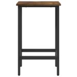 vidaXL Barová stolička 2 ks Dymový dub 40 x 32 x 64 cm – Obrázok 3
