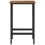 vidaXL Barová stolička 2 ks Staré drevo 40 x 32 x 64 cm – Obrázok 3