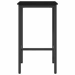 vidaXL Barový stôl 52 x 52 x 110 cm Kompozitné drevo Čierny dub – Obrázok 3