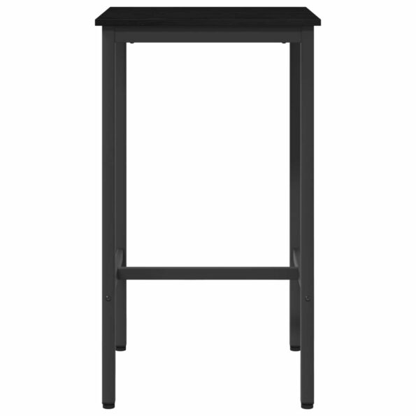 vidaXL Barový stôl 52 x 52 x 110 cm Kompozitné drevo Čierny dub – Obrázok 3