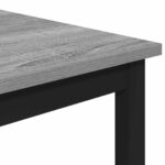 vidaXL Barový stôl 52 x 52 x 110 cm Kompozitné drevo Sivý Sonoma – Obrázok 4