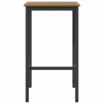 vidaXL Barový stôl 52 x 52 x 110 cm Kompozitné drevo Dub artisan – Obrázok 3