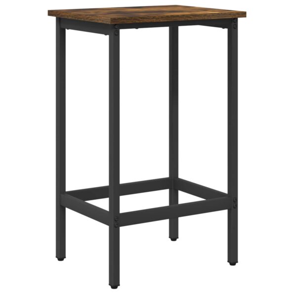 vidaXL Barová stolička Dymový dub 40 x 32 x 74 cm Kompozitné drevo – Obrázok 2