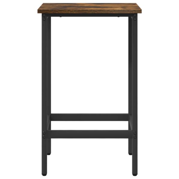 vidaXL Barová stolička 2 ks Dymový dub 40 x 32 x 74 cm – Obrázok 3