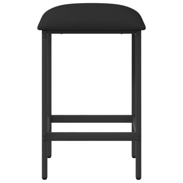 vidaXL Barová stolička Čierna 40 x 32 x 74 cm Kompozitné drevo – Obrázok 3