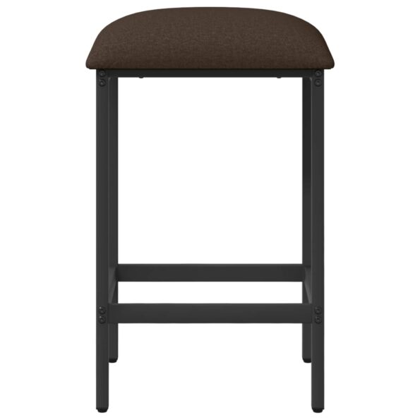 vidaXL Barová stolička 2 ks Sivohnedá 40 x 32 x 74 cm Kompozitné drevo – Obrázok 3