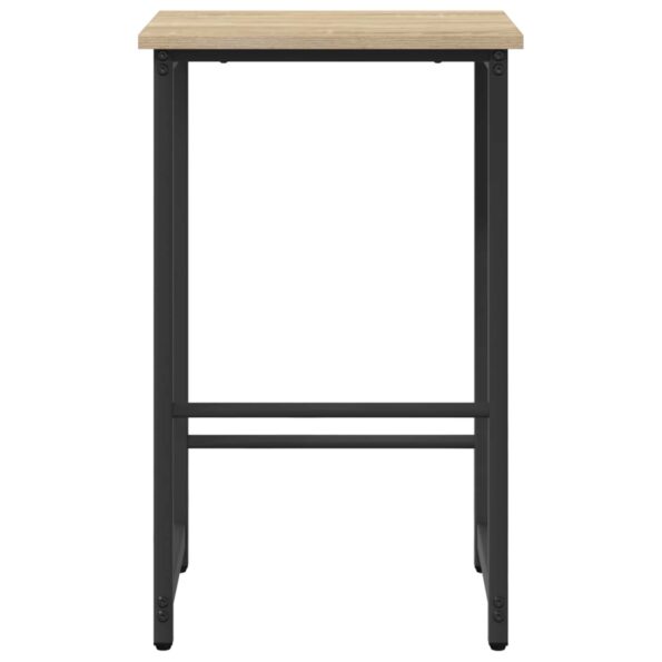vidaXL Barová stolička 2 ks Dub sonoma 40 x 32 x 64 cm – Obrázok 3