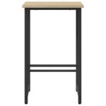 vidaXL Barová stolička 2 ks Dub sonoma 40 x 32 x 74 cm – Obrázok 3