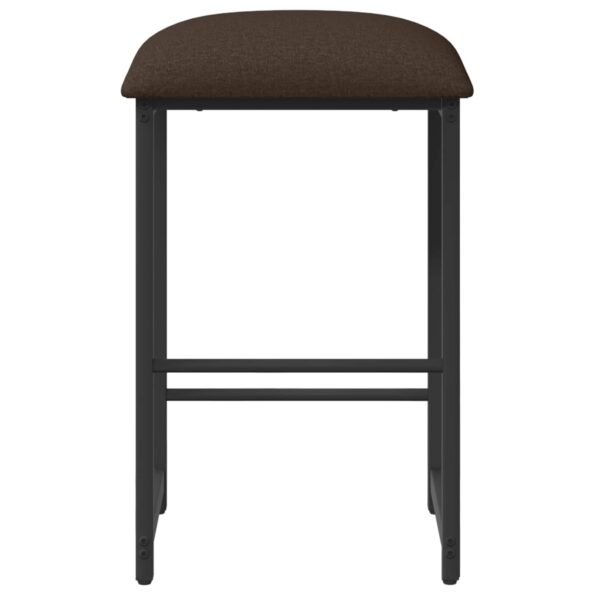 vidaXL Barová stolička Sivohnedá 40 x 32 x 74 cm Kompozitné drevo – Obrázok 3