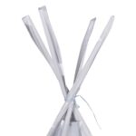 vidaXL Detský stan típí s taškou sivý 115x115x160 cm polyesterový – Obrázok 5