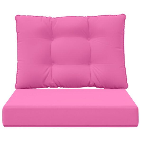 vidaXL Vankúš na vonkajšiu pohovku 2 pcs Ružová Polyester – Obrázok 6