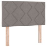 vidaXL Posteľ boxspring s matracom Sivohnedá 90 x 190 cm Látka – Obrázok 3