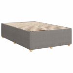 vidaXL Posteľ boxspring s matracom Sivohnedá 120 x 190 cm Látka – Obrázok 4