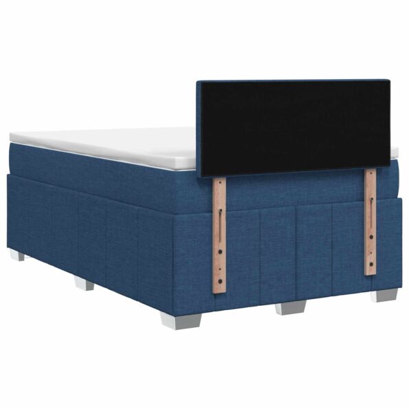 vidaXL Posteľ boxspring s matracom Modrá 120 x 200 cm Látka – Obrázok 7
