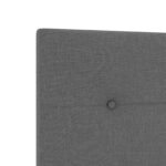 vidaXL Posteľ boxspring s matracom Tmavosivá 120 x 190 cm Látka – Obrázok 8