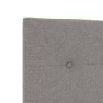 vidaXL Posteľ boxspring s matracom Sivohnedá 200 x 200 cm Látka – Obrázok 8