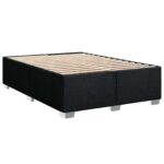 vidaXL Posteľ boxspring s matracom Čierna 140 x 200 cm Látka – Obrázok 5