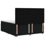 vidaXL Posteľ boxspring s matracom Čierna 140 x 190 cm Látka – Obrázok 7