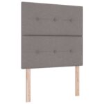 vidaXL Posteľ boxspring s matracom Sivohnedá 100 x 200 cm Látka – Obrázok 3