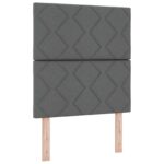 vidaXL Posteľ boxspring s matracom Tmavosivá 80 x 200 cm Látka – Obrázok 3