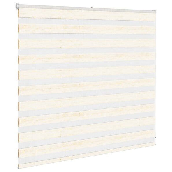 vidaXL Zebra roleta mramorová béžová 165x100 cm šírka látky 160,9 cm polyester – Obrázok 3