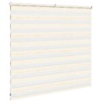 vidaXL Zebra roleta mramorová béžová 165x100 cm šírka látky 160,9 cm polyester – Obrázok 4