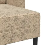 vidaXL 2-miestna pohovka s ležadlom v tvare L, svetlosivá 125 cm, umelá koža – Obrázok 7