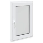 vidaXL Podkrovné okno RISOR 60 x 90 cm PVC a sklo Biela – Obrázok 2