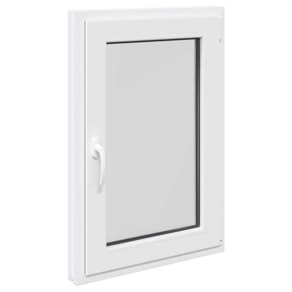 vidaXL Podkrovné okno RISOR 60 x 90 cm PVC a sklo Biela – Obrázok 2