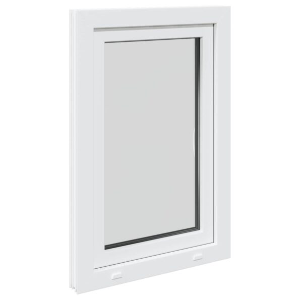 vidaXL Podkrovné okno RISOR 60 x 90 cm PVC a sklo Biela – Obrázok 6