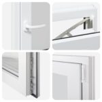 vidaXL Podkrovné okno RISOR 60 x 90 cm PVC a sklo Biela – Obrázok 7