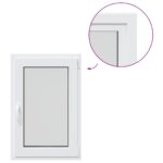 vidaXL Podkrovné okno RISOR 60 x 90 cm PVC a sklo Biela – Obrázok 8
