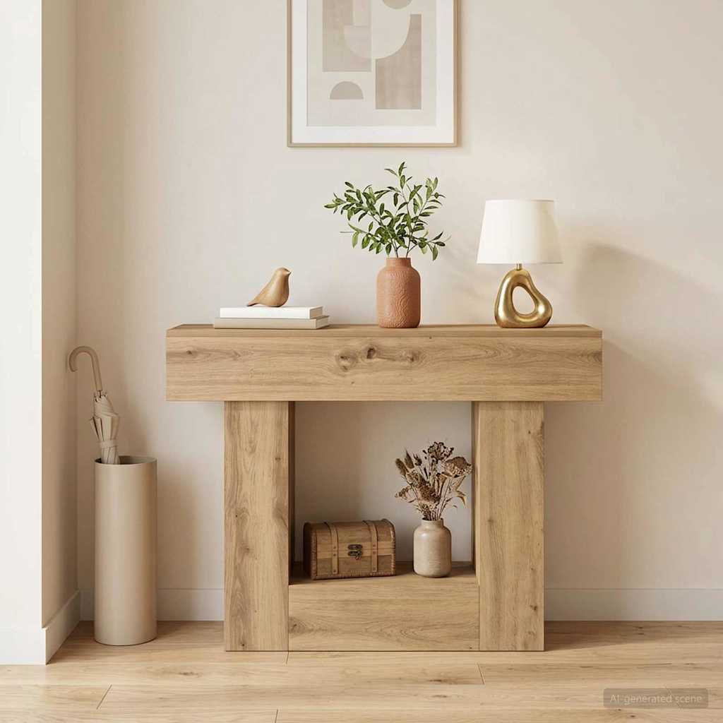899952_1.jpg vidaXL Remeselný Dub 101 x 30 x 74 cm – Obrázok 1