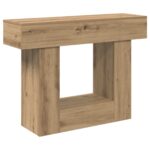 vidaXL Remeselný Dub 101 x 30 x 74 cm – Obrázok 2