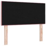 vidaXL LED hlavová doska s LED pásikmi Ružová 90 cm Zamat – Obrázok 7