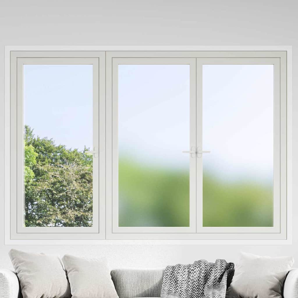 3394678_1.jpg vidaXL Statická fólia na okná Frosted šedá 45 x 500 cm PVC – Obrázok 1