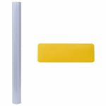 vidaXL Statická fólia na okná Frosted šedá 45 x 500 cm PVC – Obrázok 8